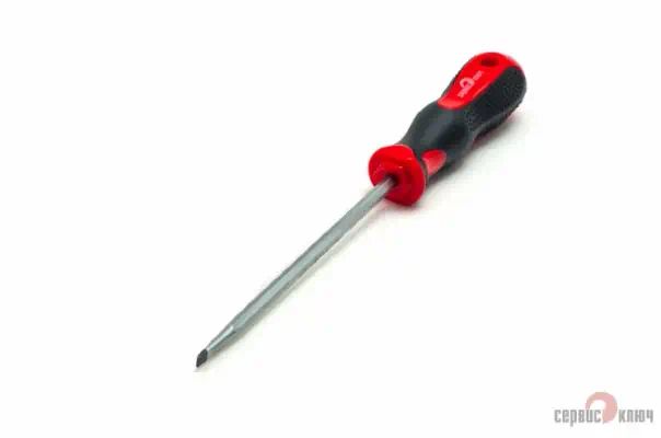 75821 — Отвертка шлицевая 0,5х35 сервис ключ длина стержня 100мм СЕРВИС КЛЮЧ